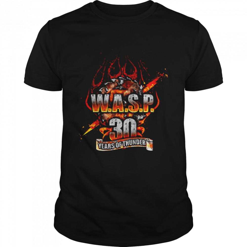 30 Years Of Thunder Wasp Band Logo shirt