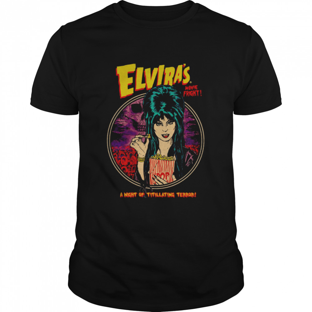 A Night Of Titillating Terror Elvira Icon Mistress Of The Dark shirt