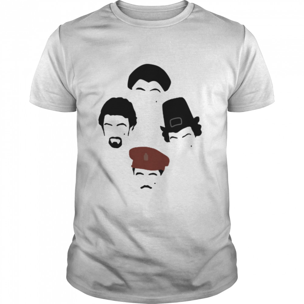 Blackadder Minimal Faces shirt