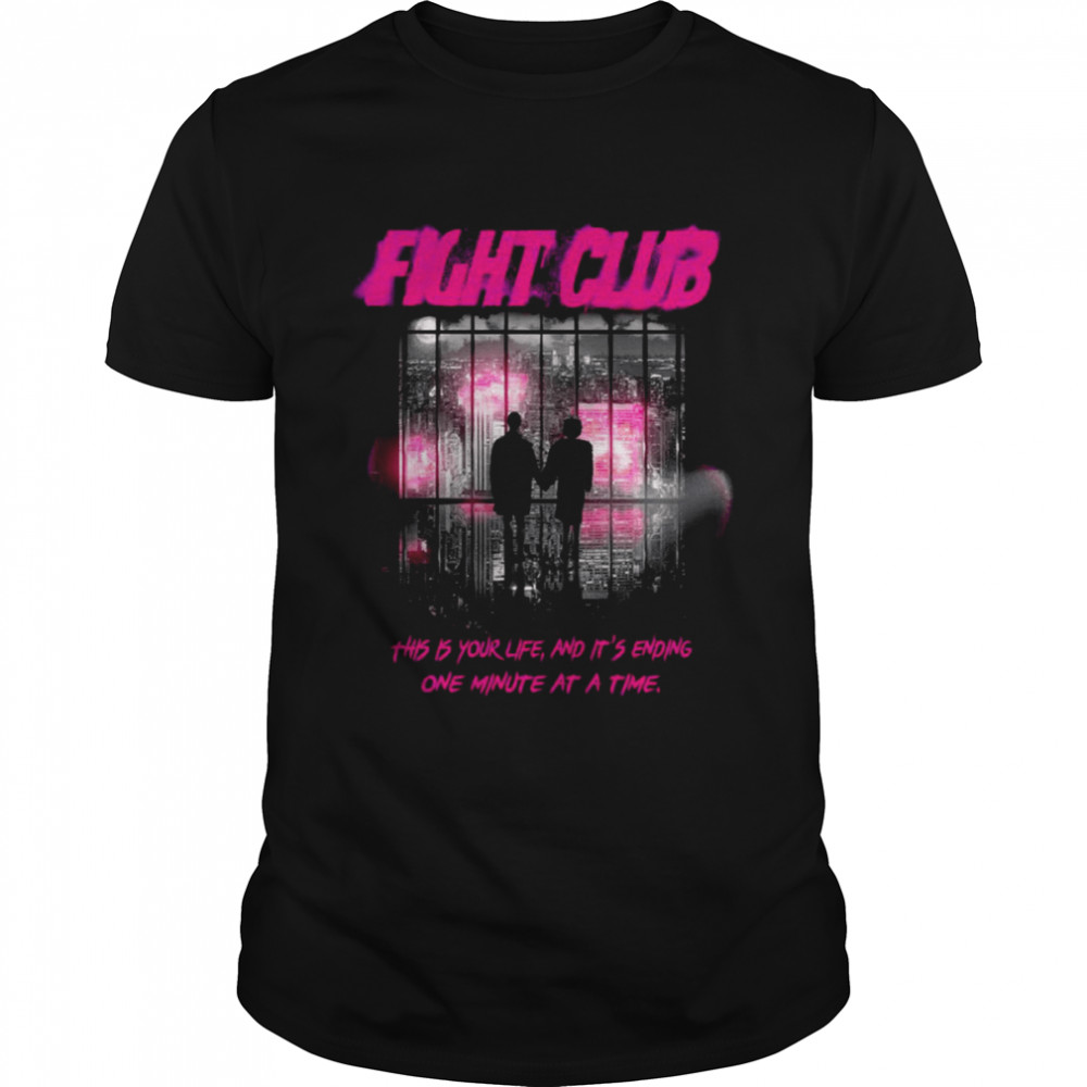 Fight Club Retro This Is Your Life And It’s Ending One Minute At A Time shirt