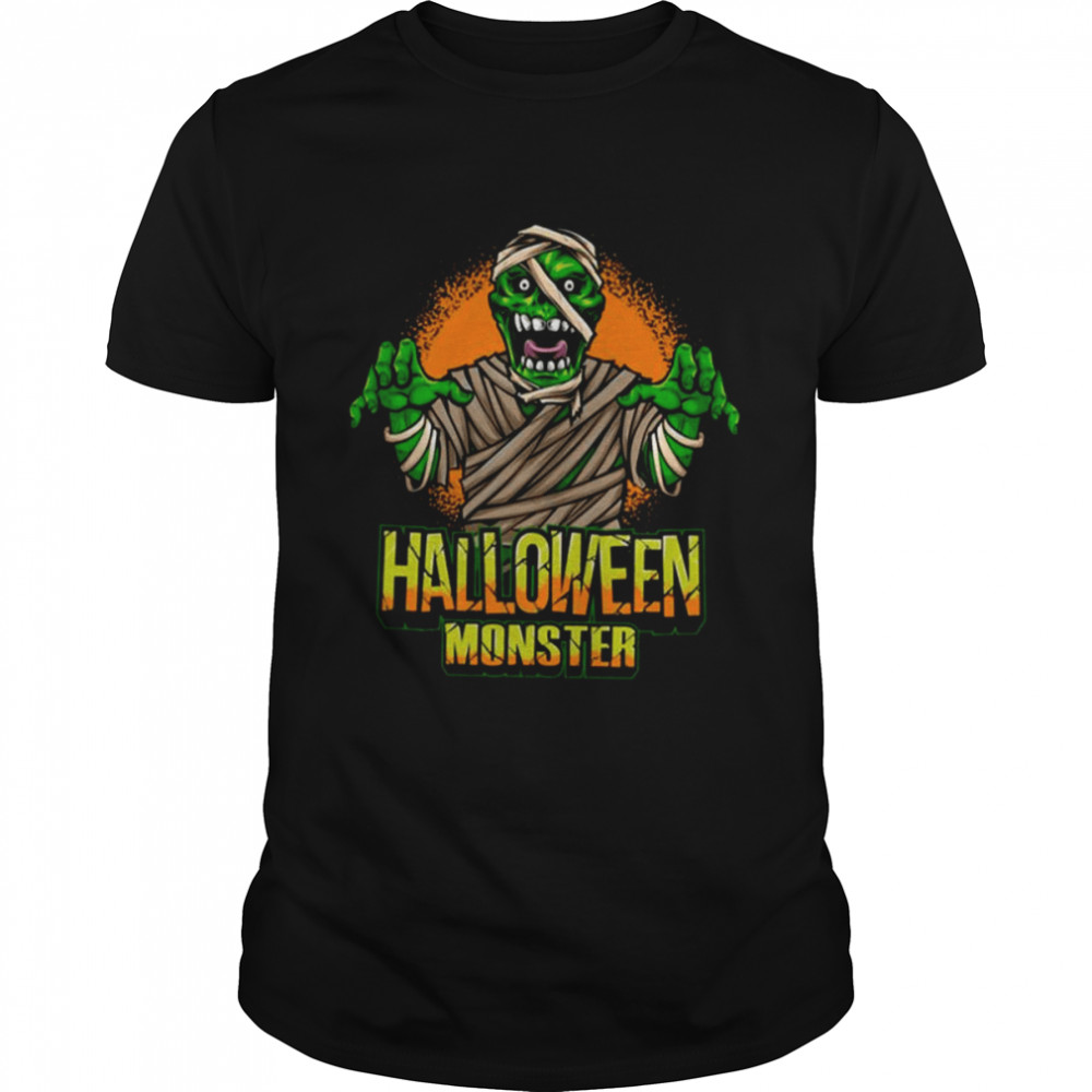 Green Zombie Monster Halloween shirt