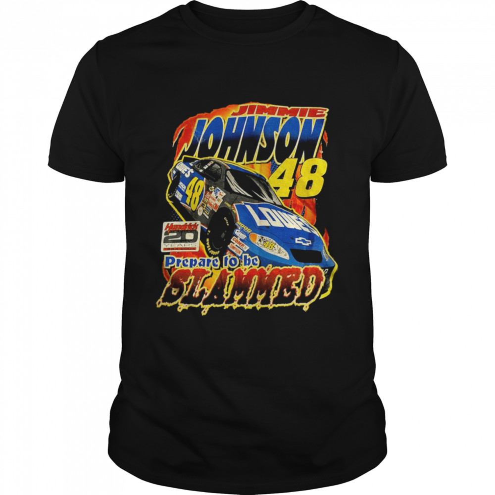 Jimmie Johnson 48 Prepare To Be Slammed Retro shirt