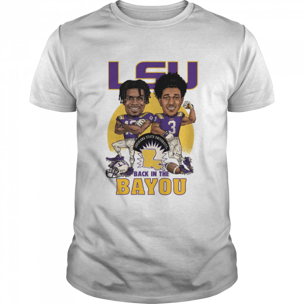 LSU Tigers Joe Foucha and Greg Brooks Back in the Bayou T-shirt