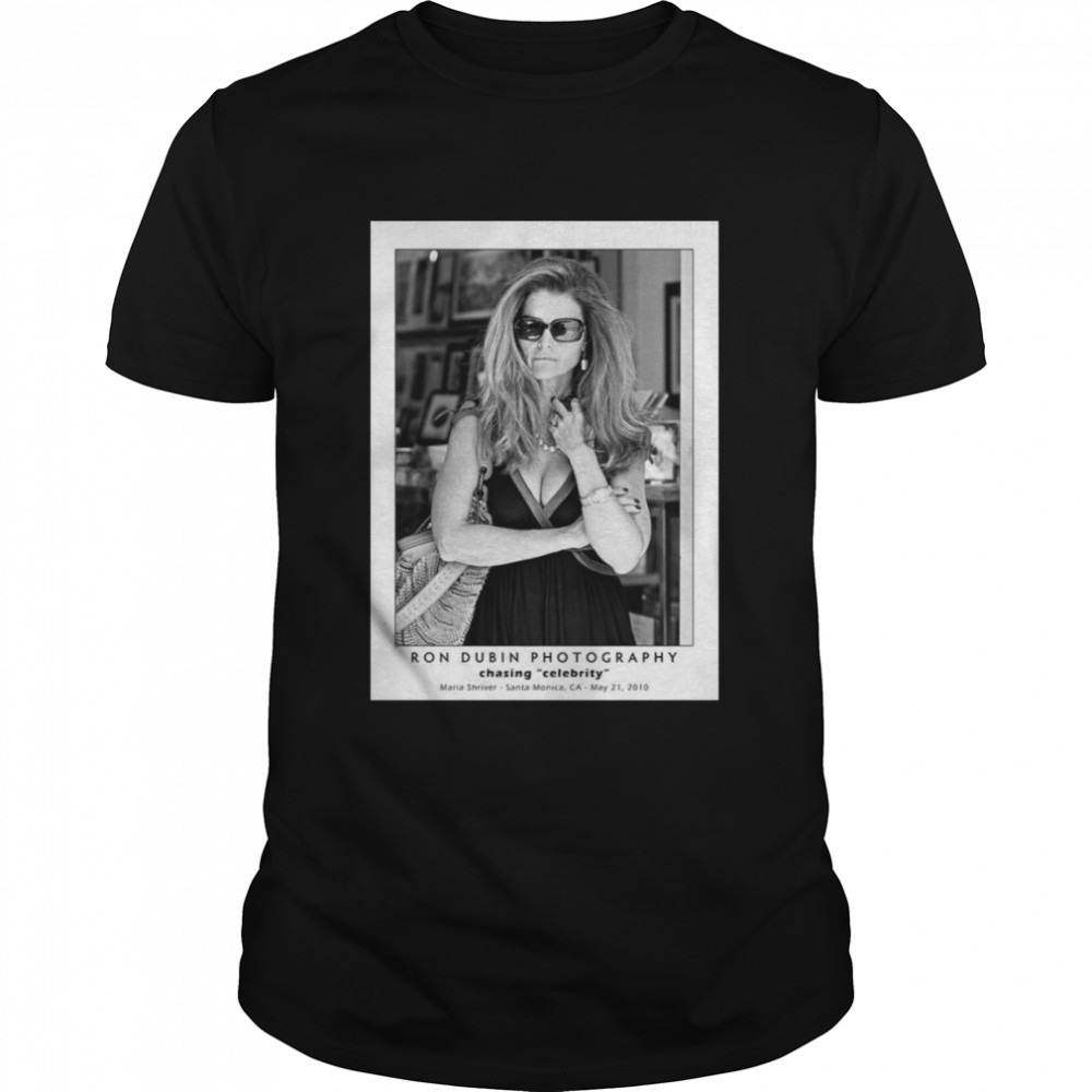 Maria Shriver Subtle Beauty Photographic Design shirt