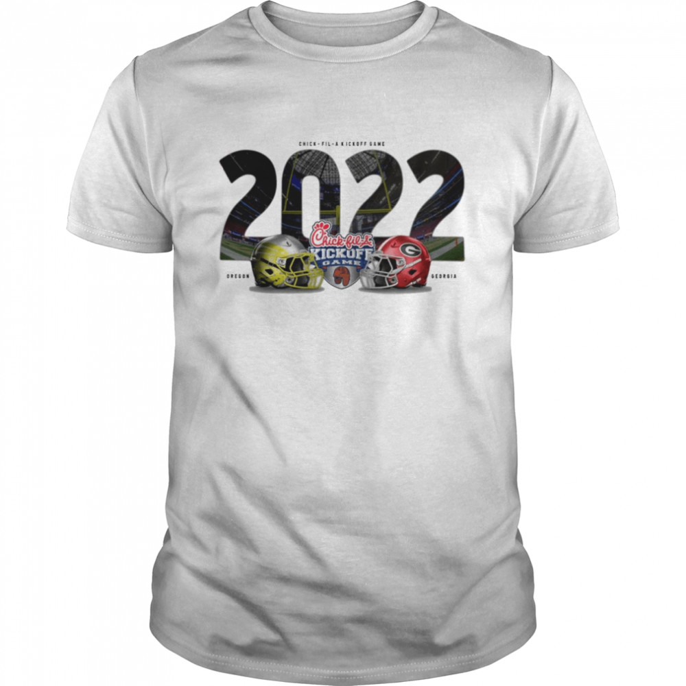 Oregon vs Georgia 2022 Chick-fil-A Kickoff Game shirt