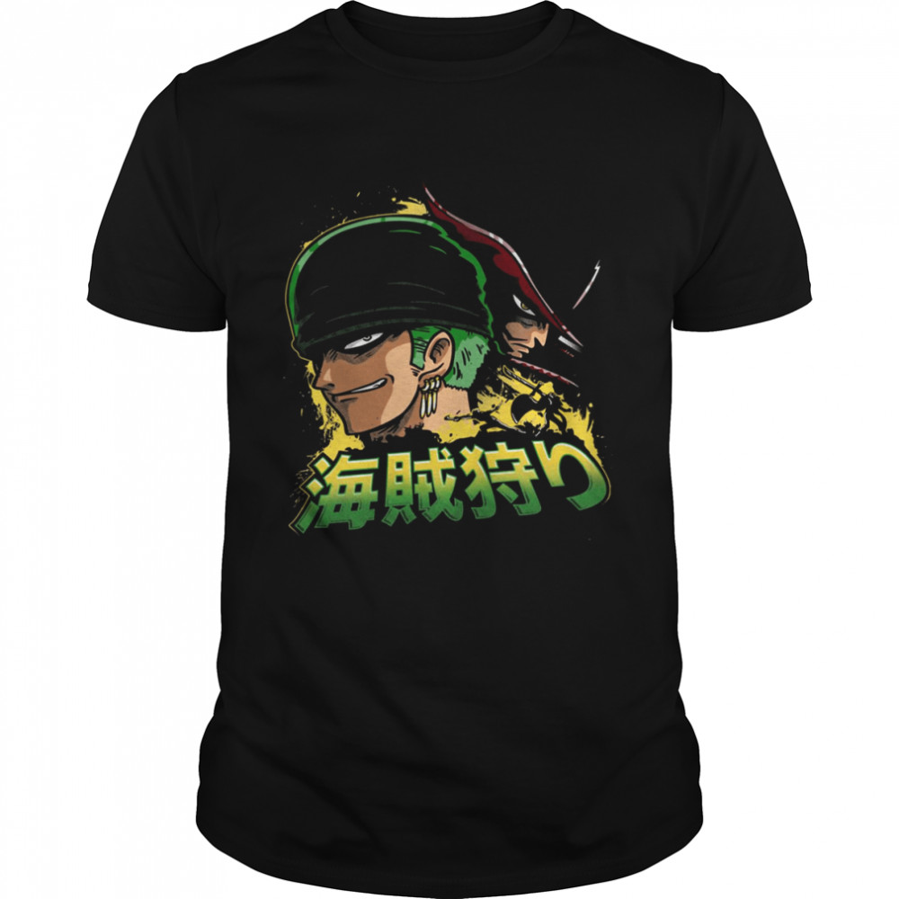 Pirate Hunter One Piece Zoro shirt