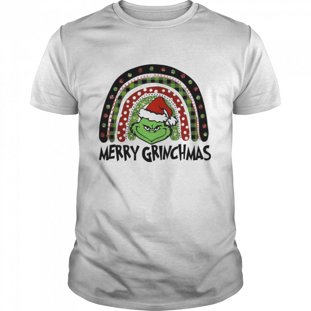 Rainbow Merry Christmas Grinch shirt