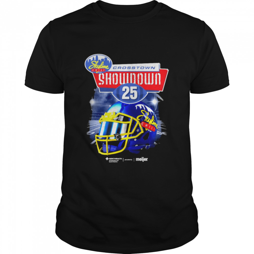 Skyline Chili Crosstown Showdown 25 helmet shirt