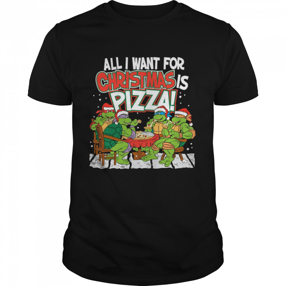 Teenage Mutant Ninja Turtles Pizza For Christmas shirt