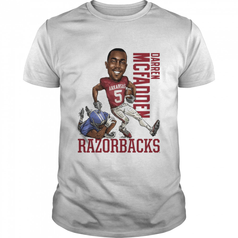 University of Arkansas Darren McFadden Caricature Shirt