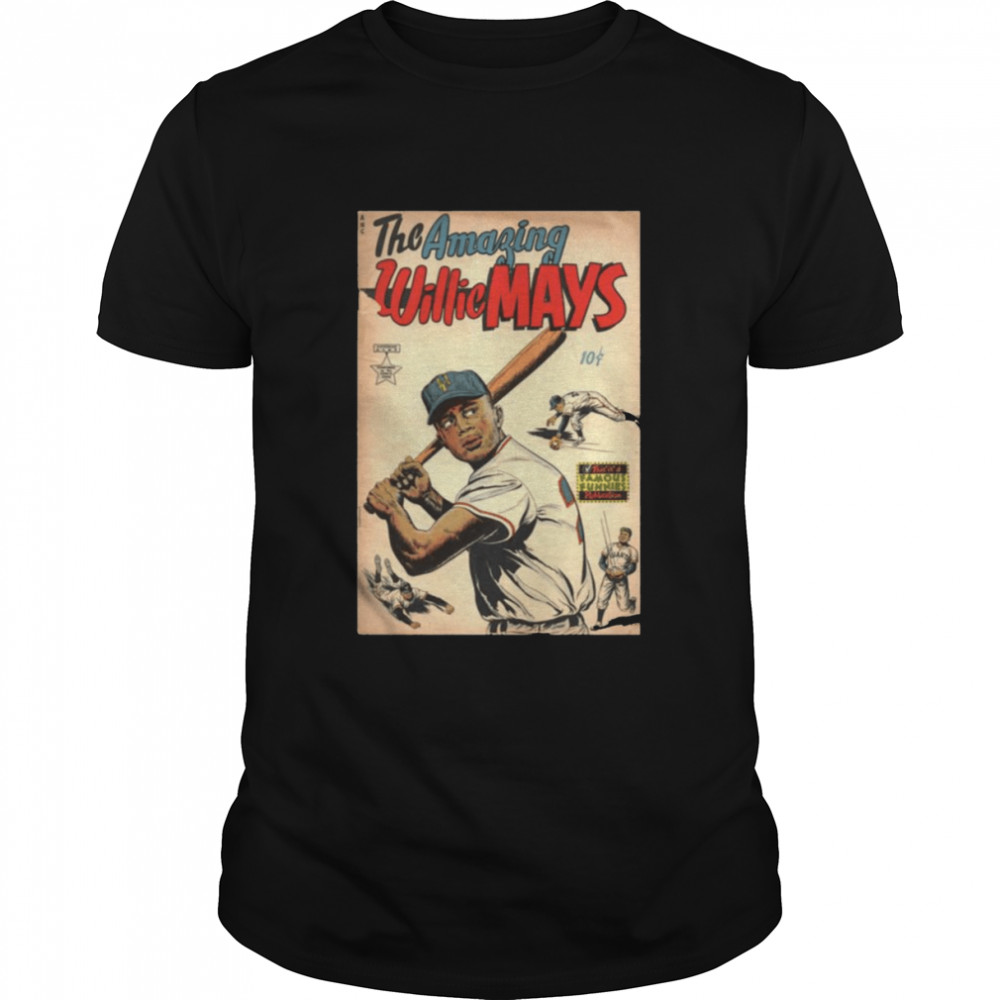 Vintage Comics The Amazing Willie Mays shirt