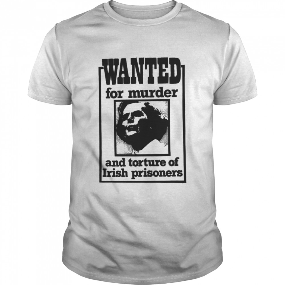 Wanted For Murder Vintage Sf Poster Ireland Irish shirt