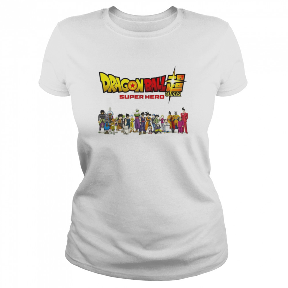 Anime Dragonball Super Hero All Characters shirt Classic Women's T-shirt