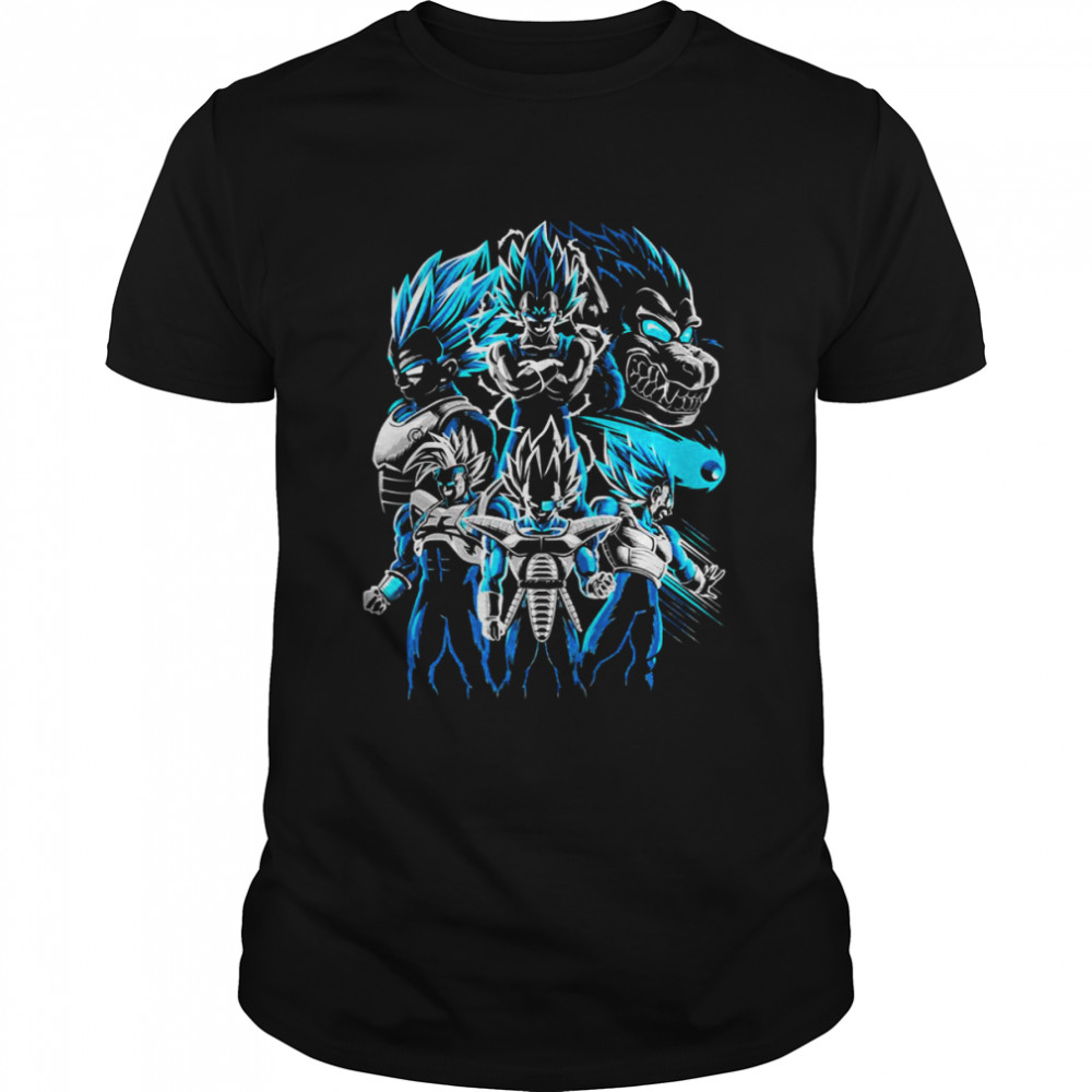 Blue Vegeta All Edition Dragon Ball shirt