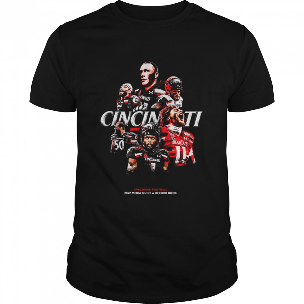 Cincinnati Bearcats football 2022 Media Guide and Record Book shirt