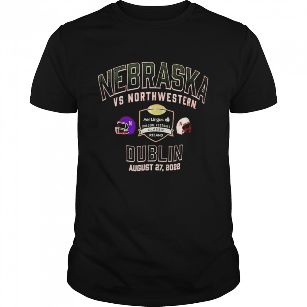 Dublin August 27,2022 Nebraska Cornhuskers vs Northwestern Wildcats shirt