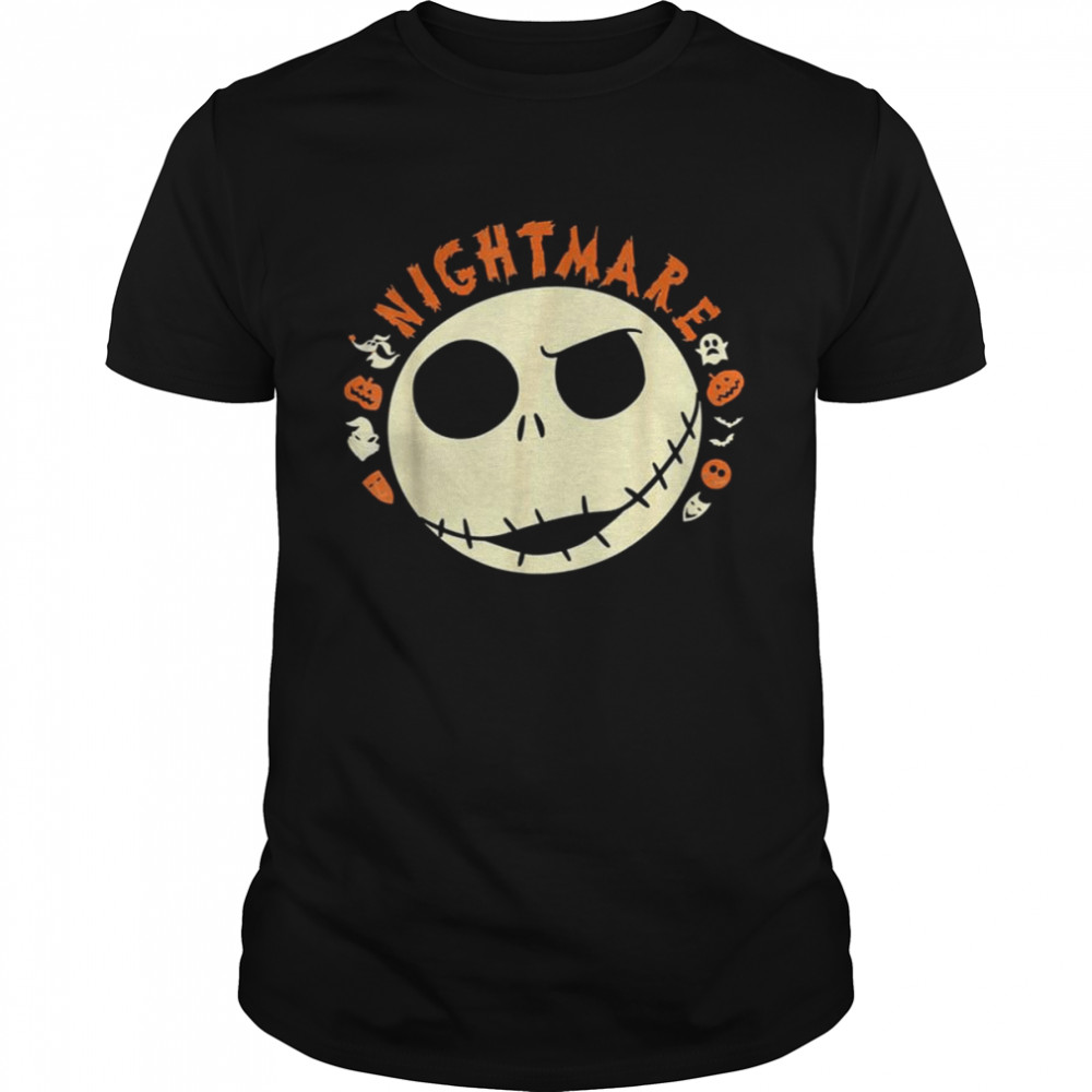 Horror Art The Nightmare Before Christmas Jack Disney Halloween shirt