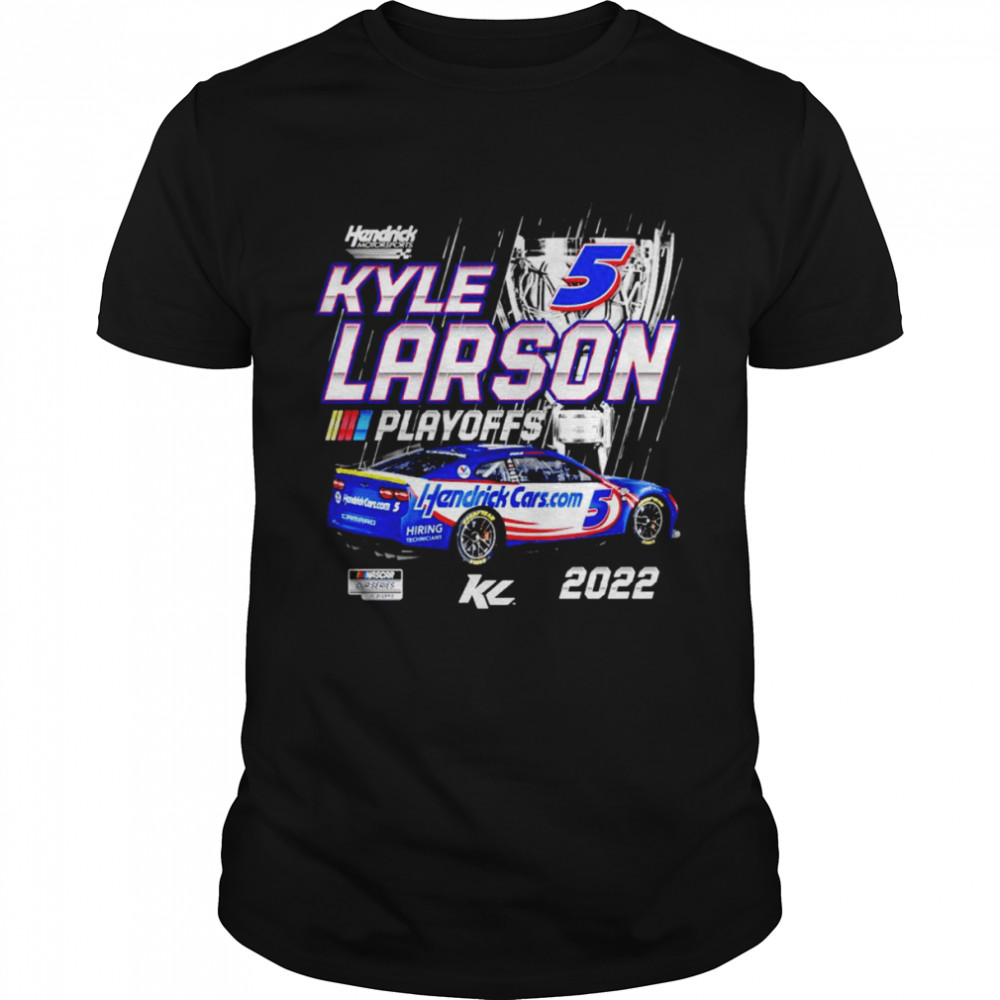 Kyle Larson Hendrick Motorsports Team Collection Black 2022 NASCAR Cup Series Playoffs T-shirt