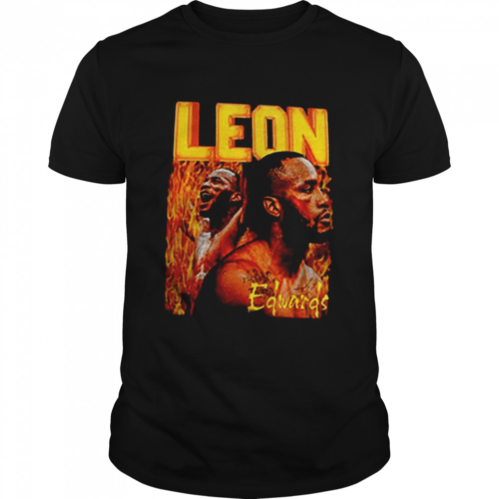 Leon Edwards Leon Edwards Fighter Boxing Retro 90s shirt
