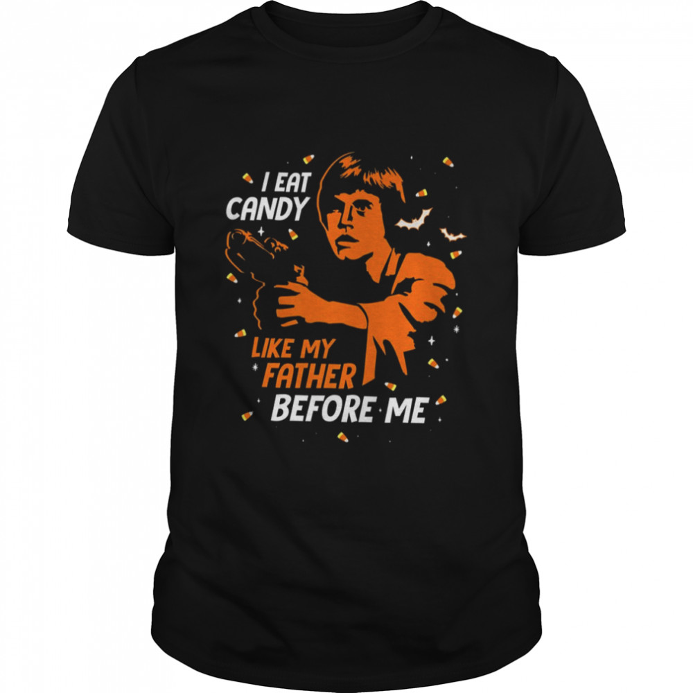 Luke Sky I Eat Candy Funny Halloween shirt