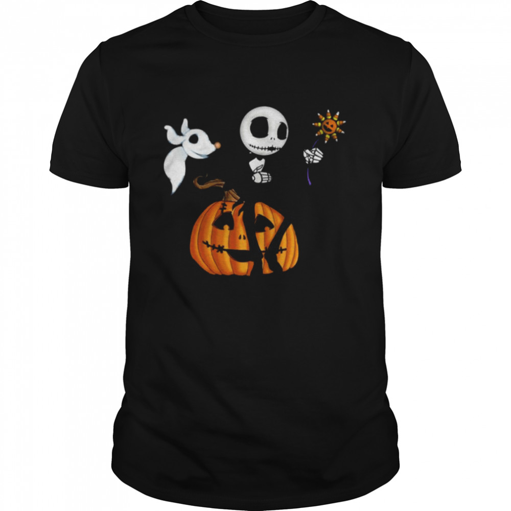 Night Date Jack And Zero The Nightmare Before Christmas Halloween shirt