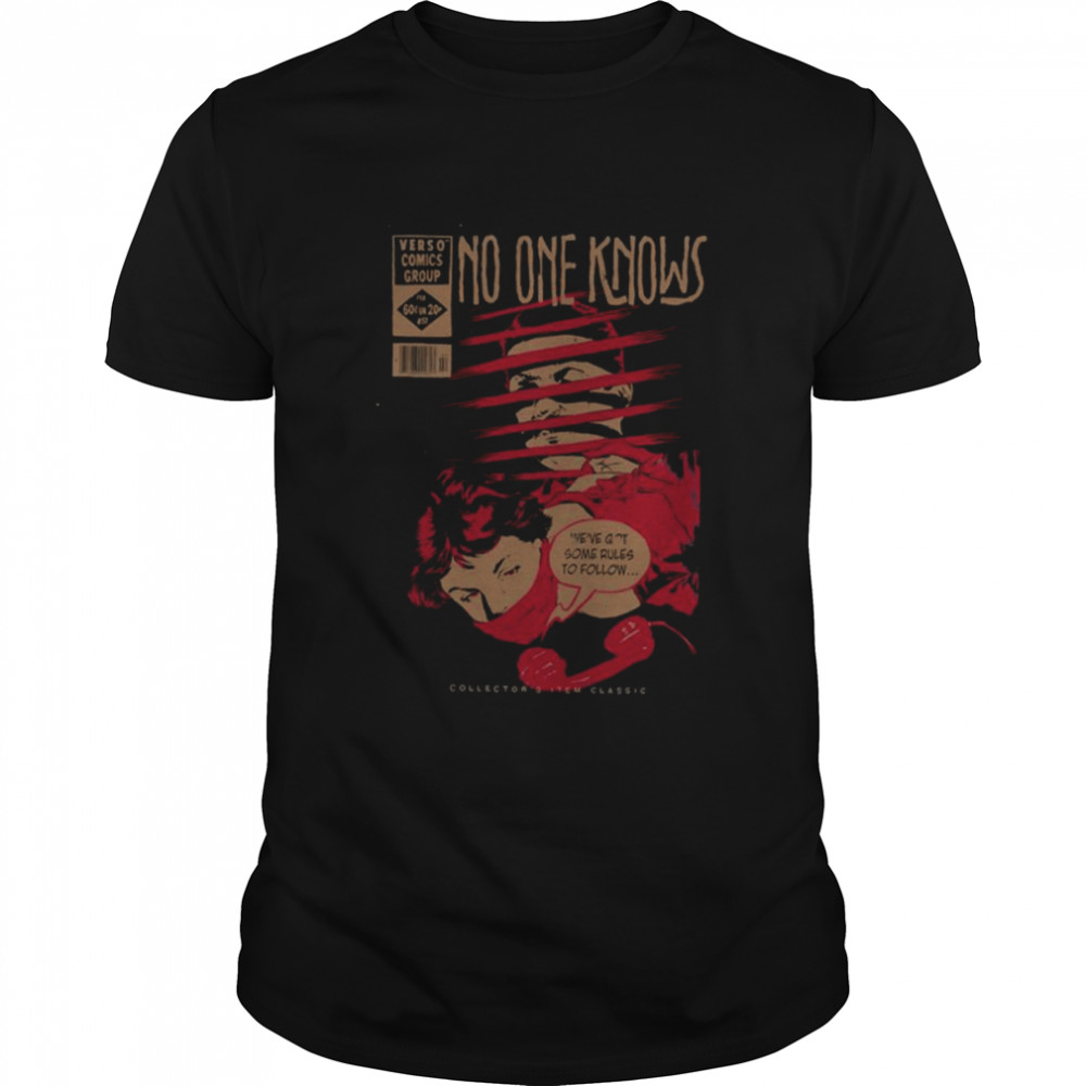 No One Knows Horror Design Halloween shirt