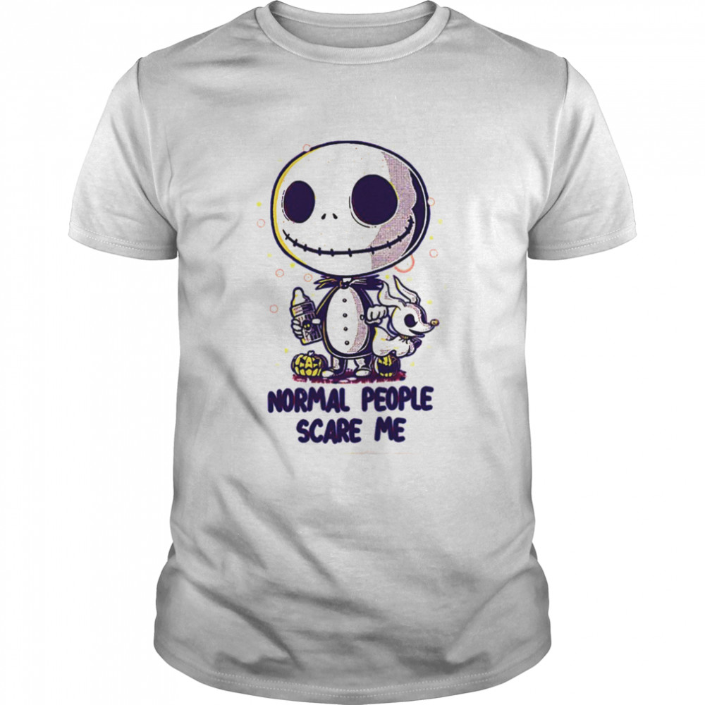 Normal People Scare Me Nightmare Before Christmas Halloween shirt