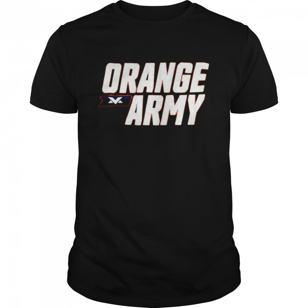 Orange Army shirt