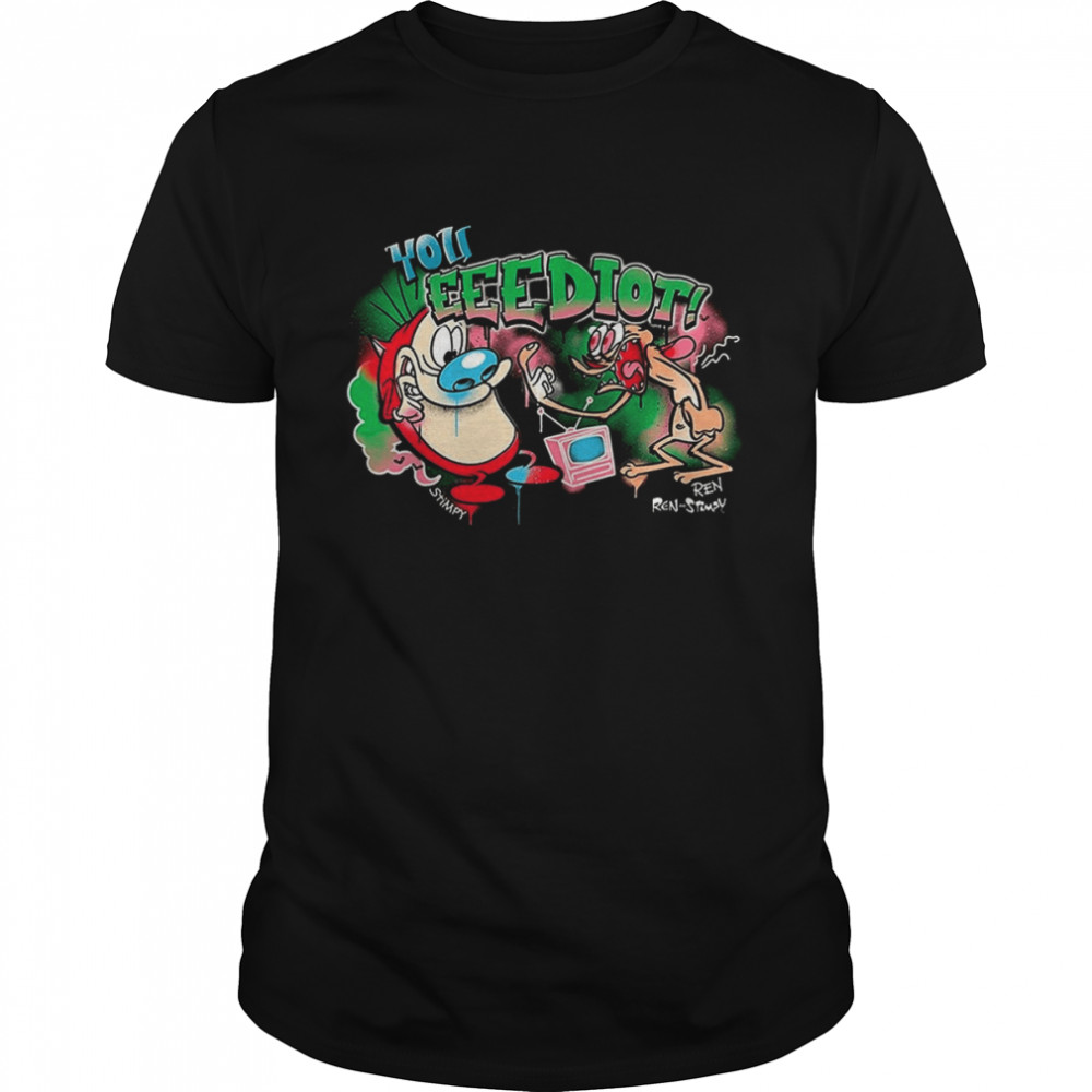 Ren and Stimpy You Eeediot T-Shirt