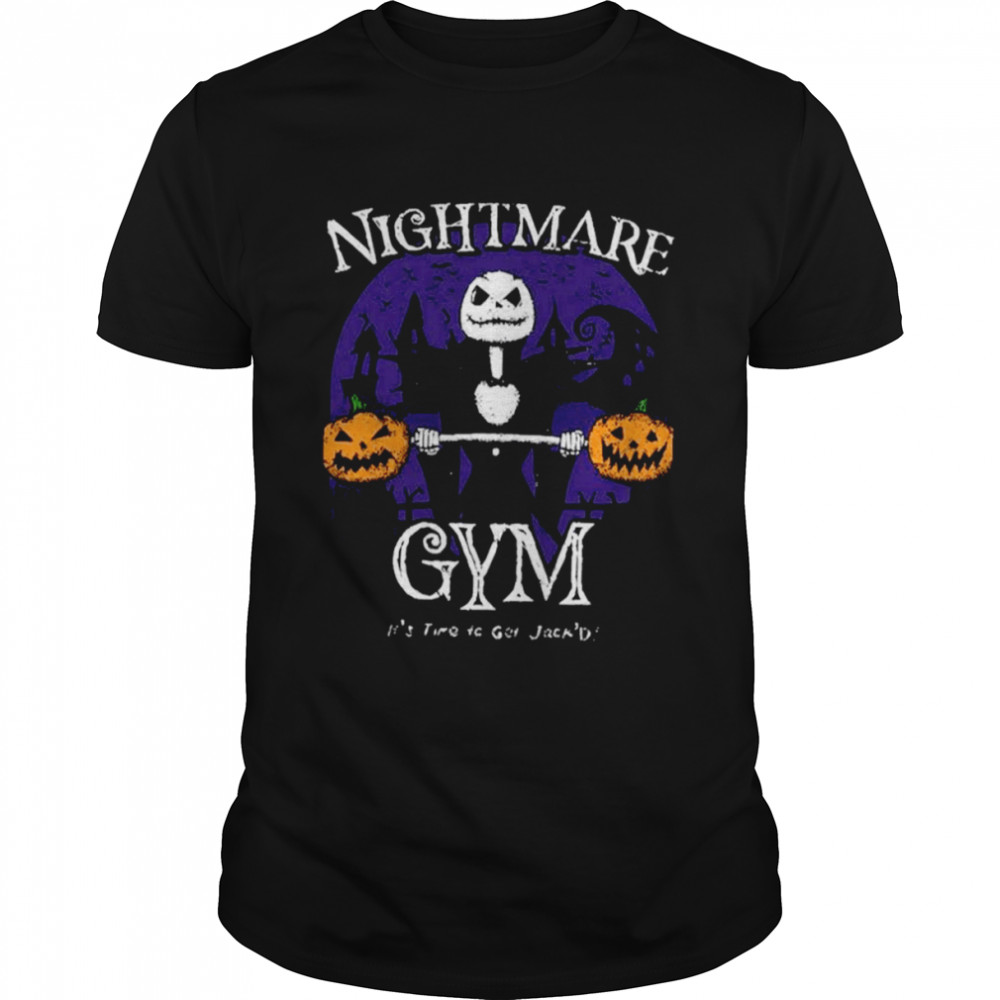 Town Gym Nightmare Before Christmas Halloween shirt