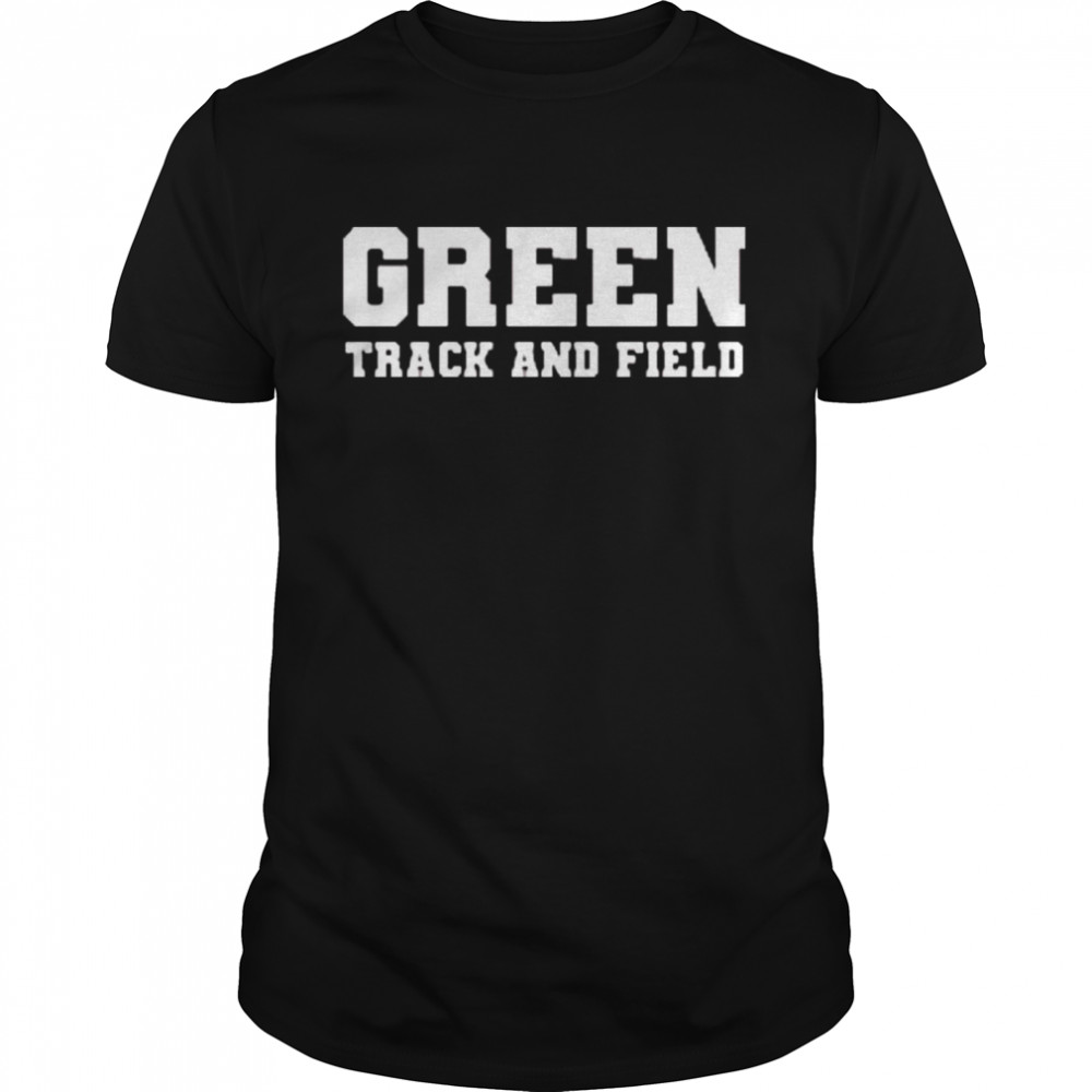 Green Track and Field shirt