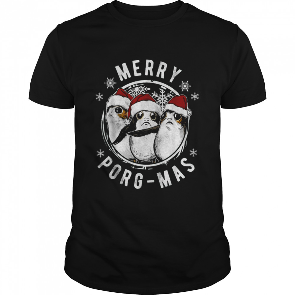 Merry Porg-Mas Christmas Holiday shirt