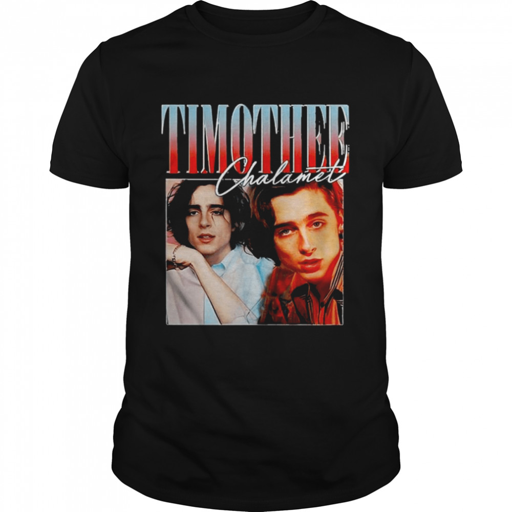 Actor Timothée Chalamet Vintage Bootleg shirt