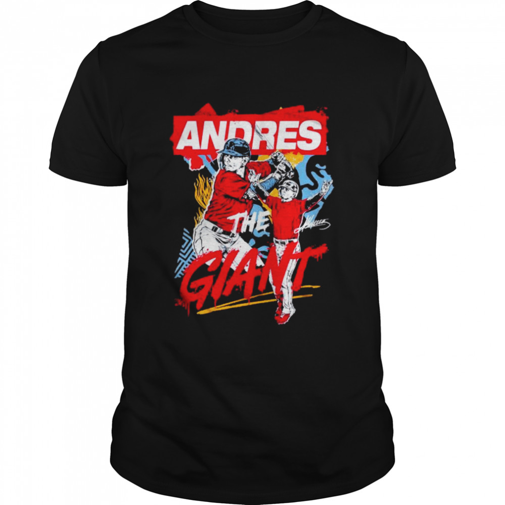 Andres Gimenez the Giant shirt