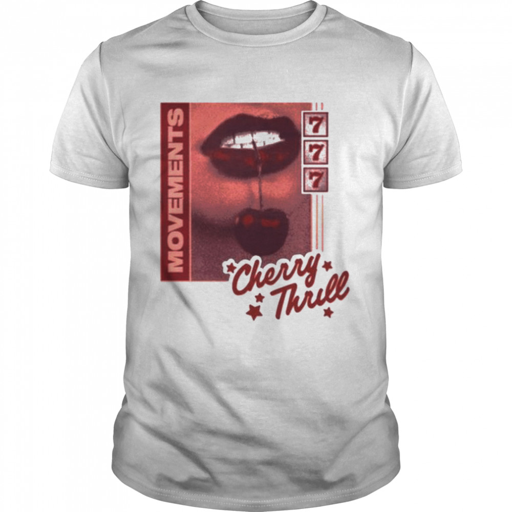 Cherry thrill movements shirt