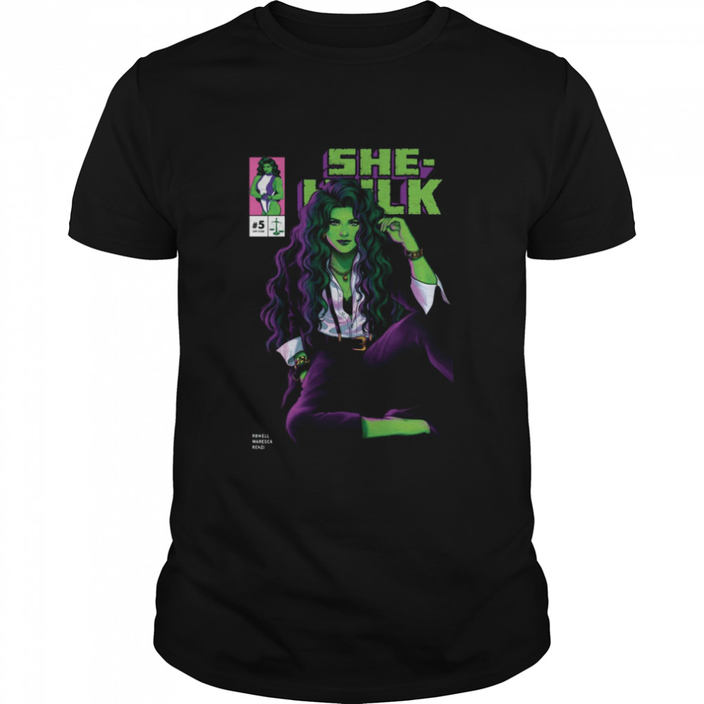 Comics Art She Hulk Pretty Green Woman shirt