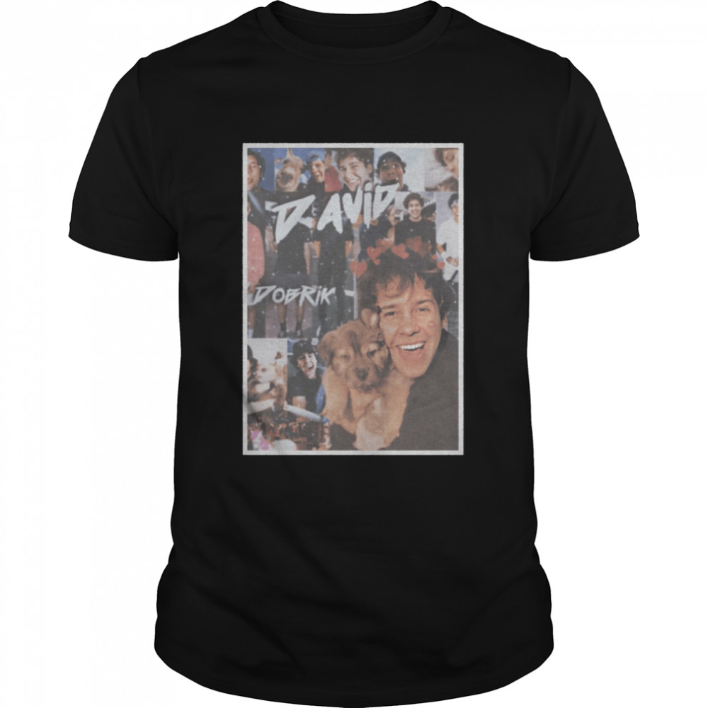 David Dobrik Collage Retro Illustration shirt