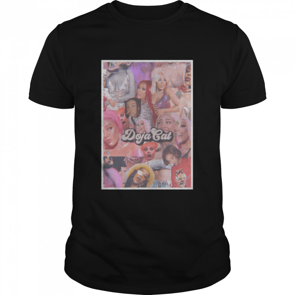 Doja Cat Collage Retro Illustration shirt