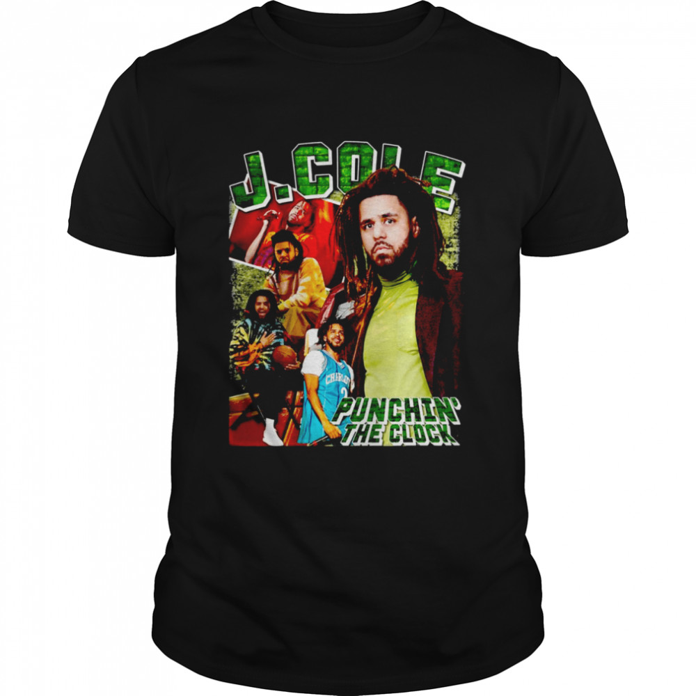 Great Rapper J Cole Retro Illustration shirt