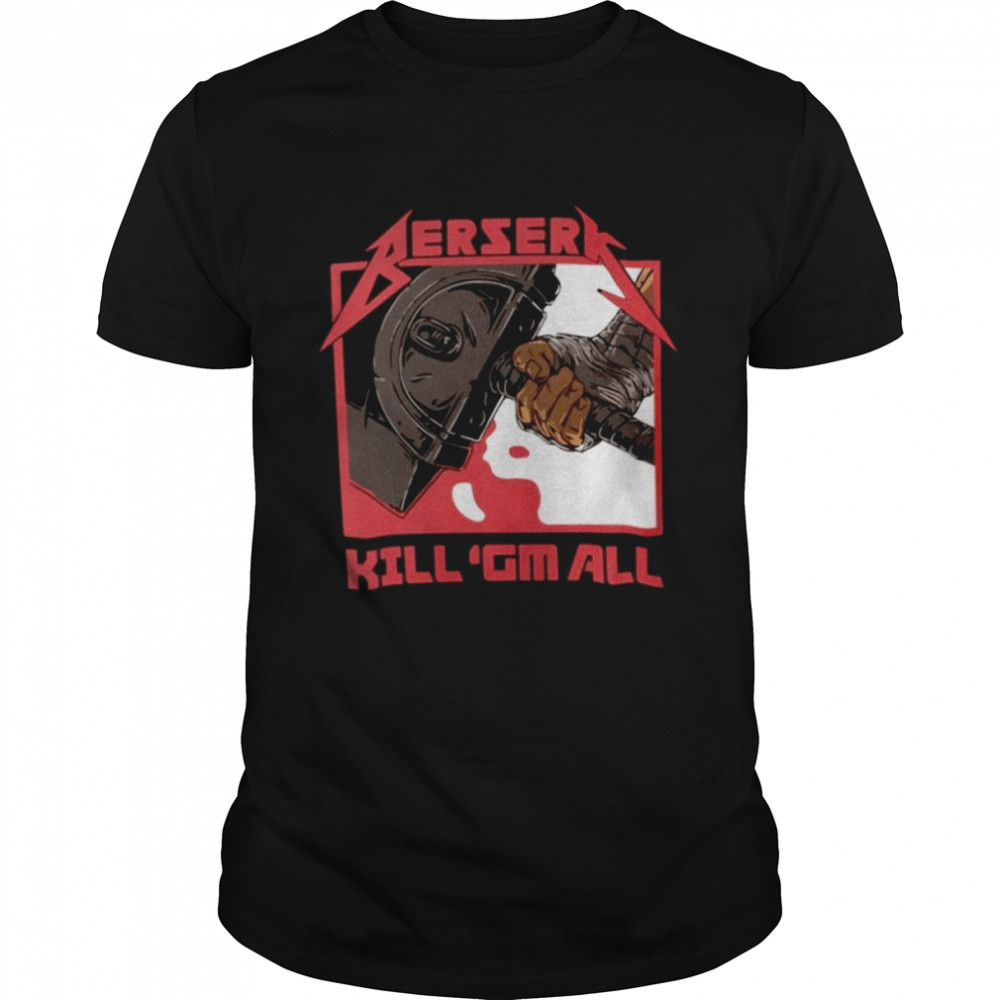 KILL EM ALL Heavy Metal Anime Comic Mashup Quality shirt