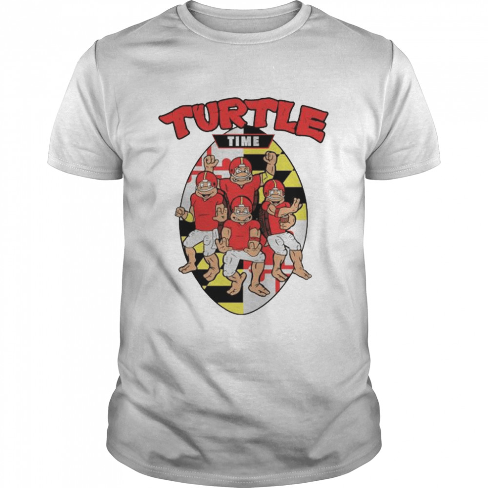 Maryland Terrapins turtle time shirt