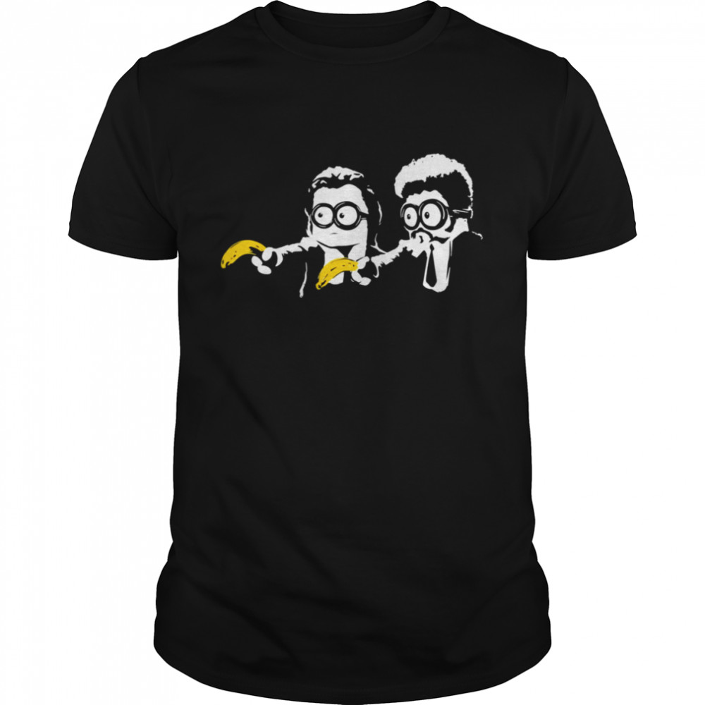 Mib Minions Banana Guns Mashup shirt