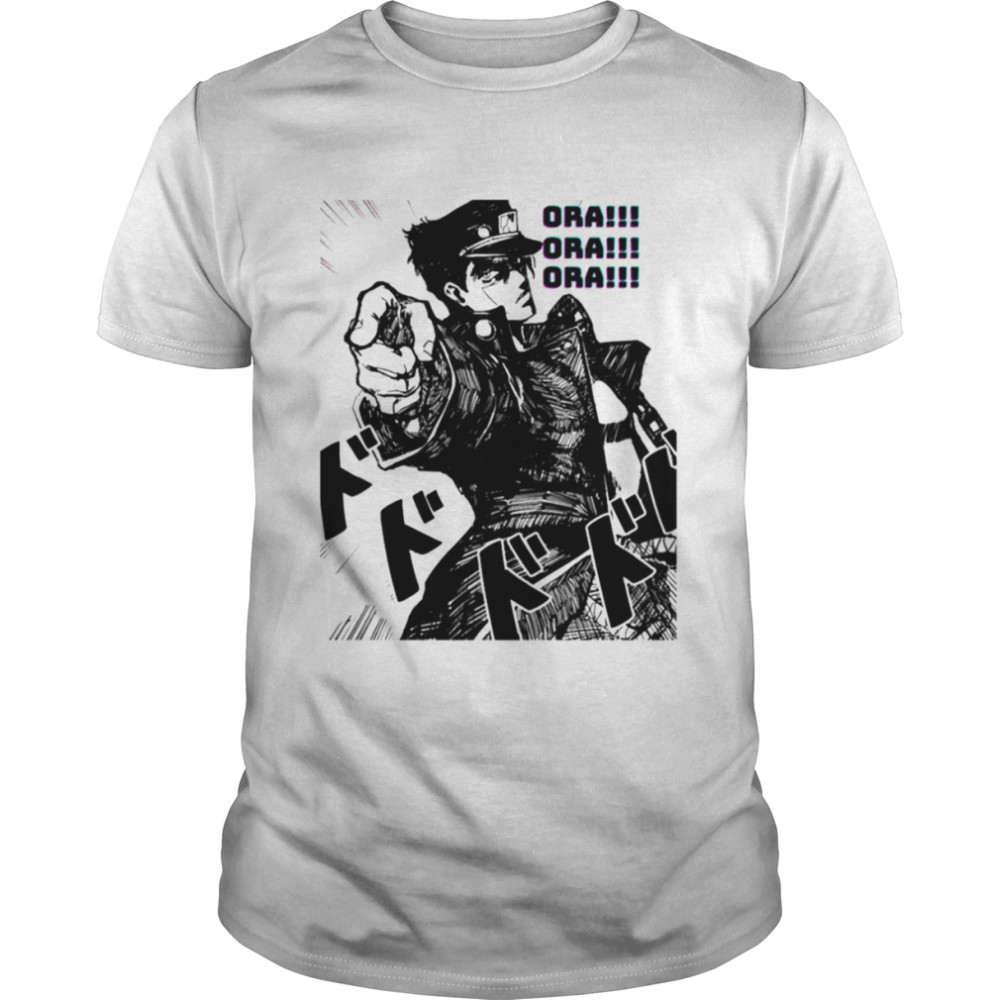 Ora Ora Ora JoJo’s Bizarre Adventure Manga shirt