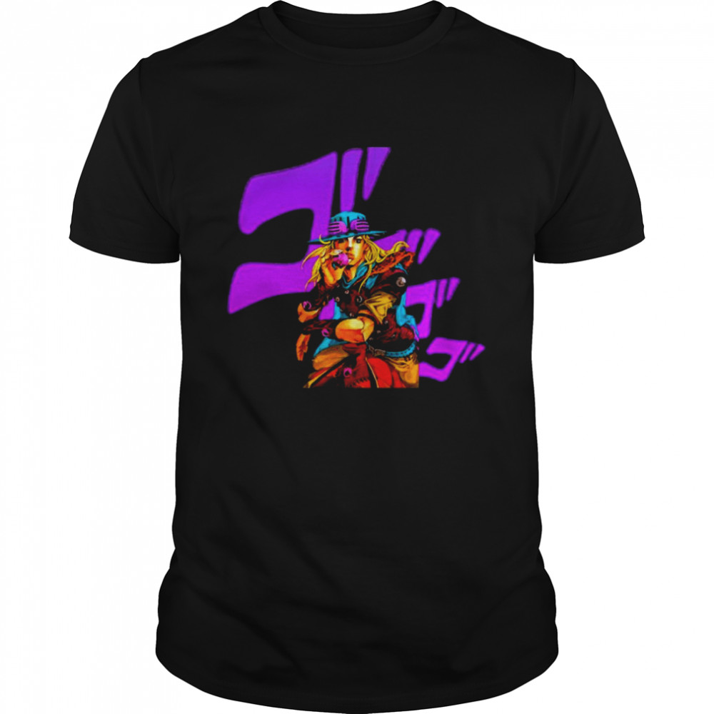 Retro Gyro Zeppeli JoJo’s Bizarre Adventure Manga Anime shirt