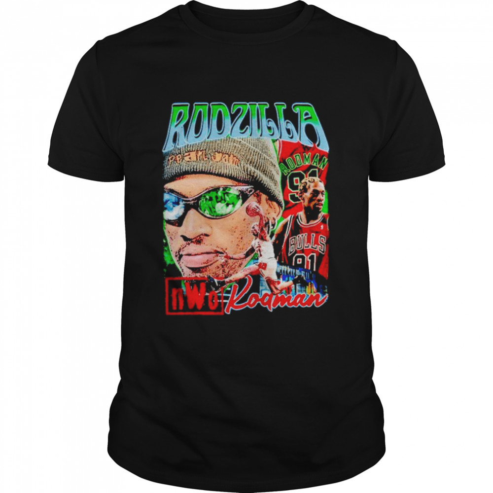 Rodzilla Dennis Rodman nWo shirt