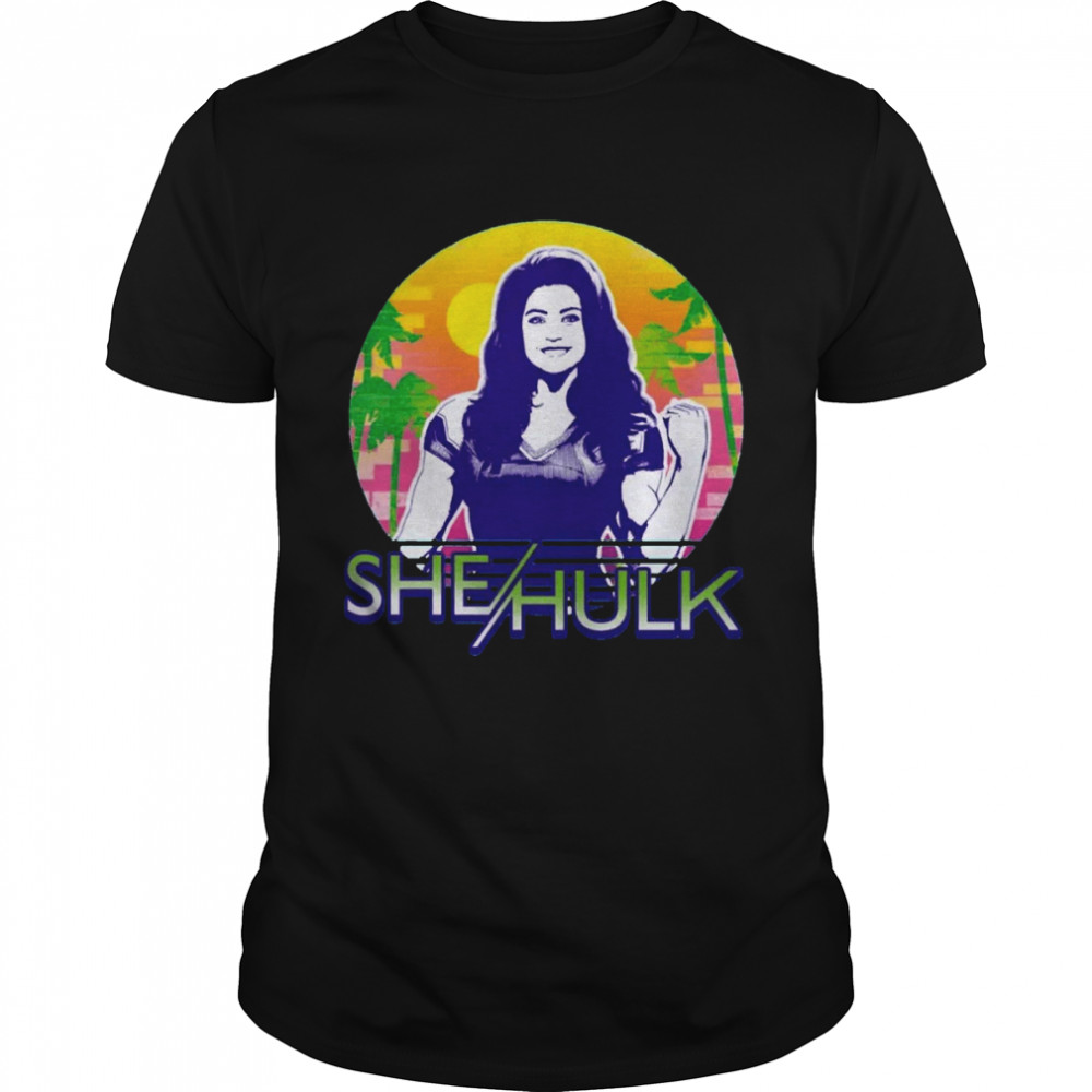 She Hulk In Style Hawaiian Vibe Retro shirt