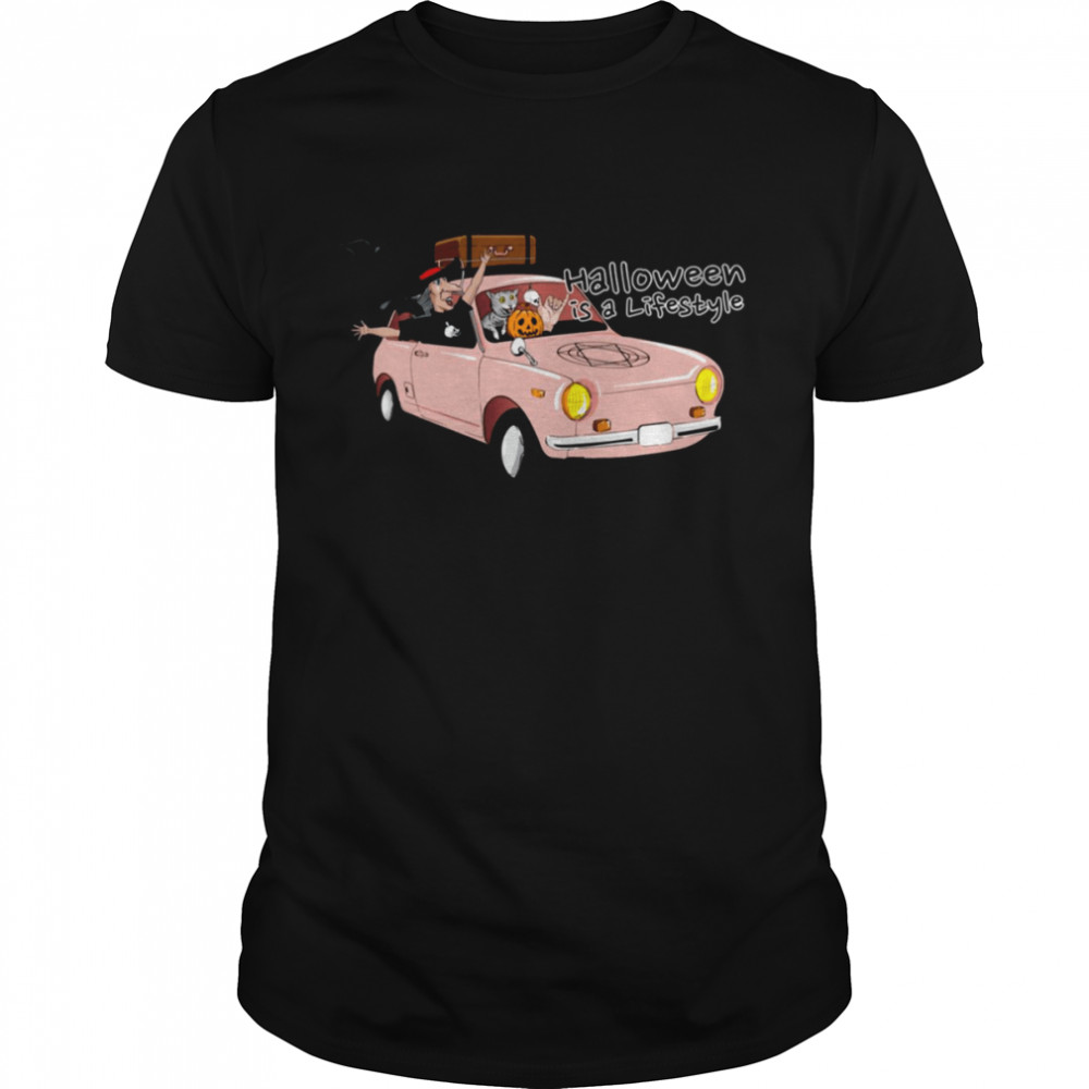 The Happy Witch Is Taking The Minions On A Road Trip Halloween Is A Lifestyle shirt