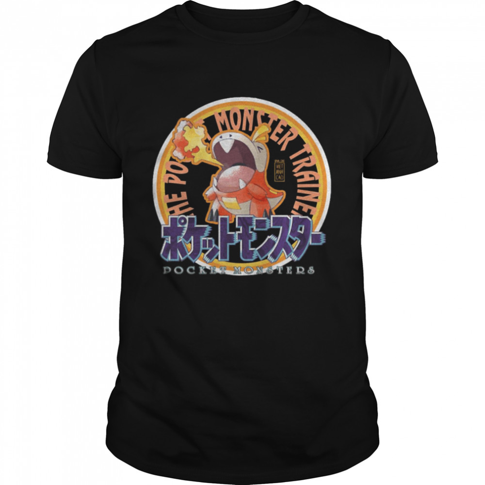 The Pokemon Monster Trainer Pocket Monsters Fuecoco shirt