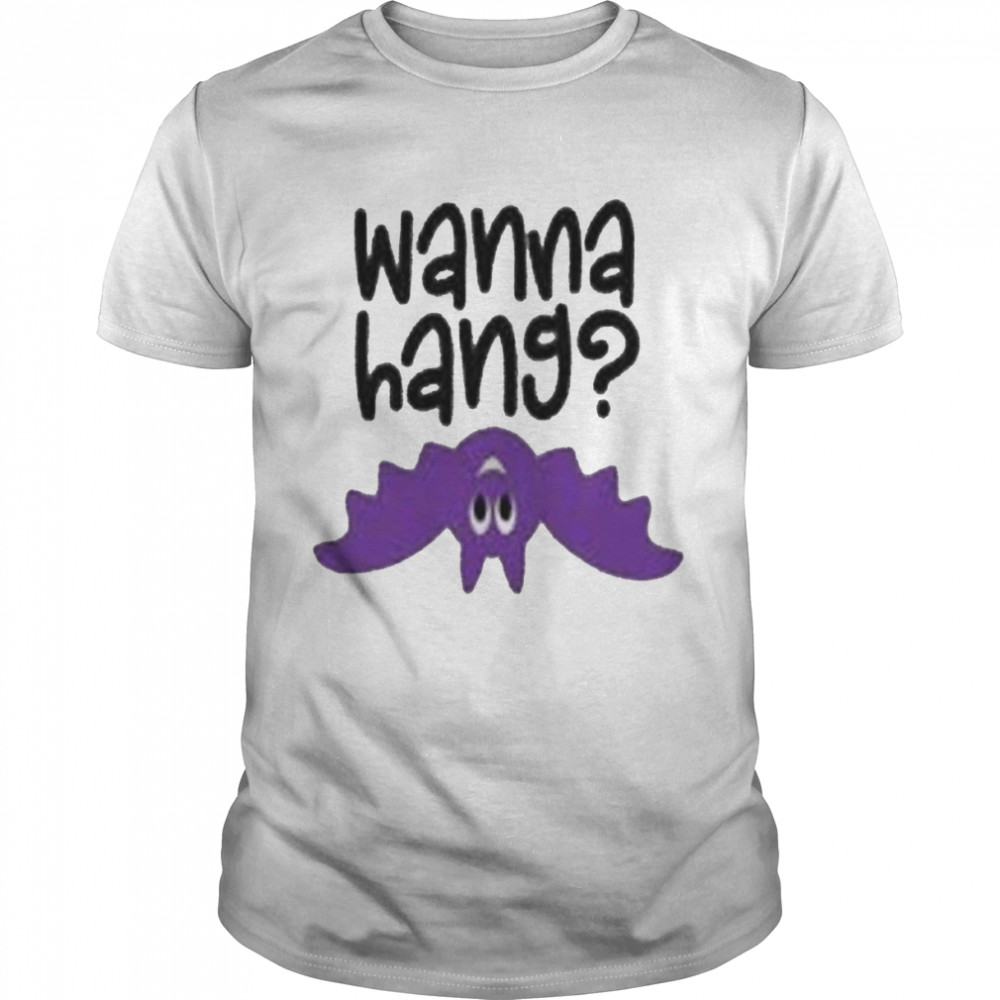 Wanna Hang Bat Vamper Disney Funny Halloween shirt