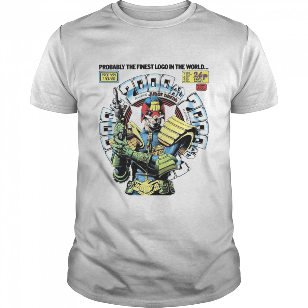 Dredd Cyberpunk Police Mega City Mega City Mega City One Cover Matt Wagner 2000 Judge Dredd shirt